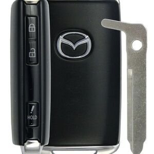 Mazda Black Key Fob with Silver Key